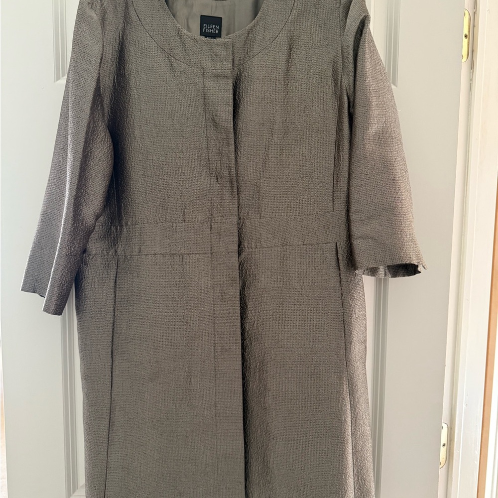 Eileen Fisher Metallic Coat